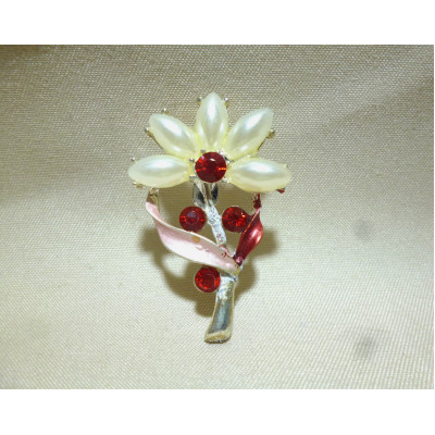 AS2018 - Bros Flower White Red 