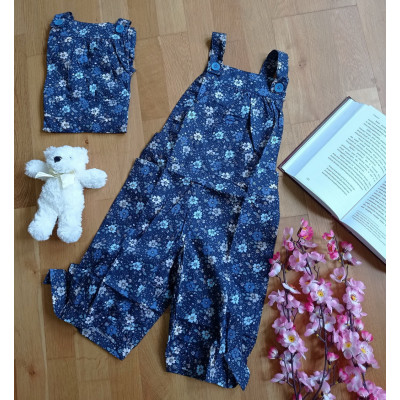 AS2056 - Baju Anak Celana Kodok Biru (Ukuran L & M)