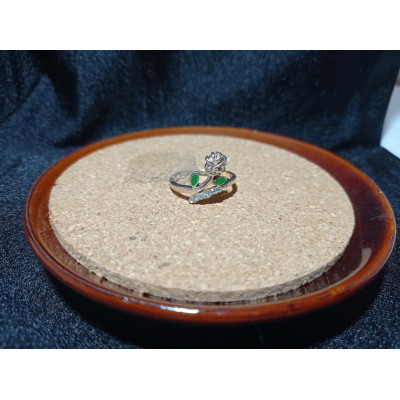 AS2103 - Cincin Rose Gold Flower 
