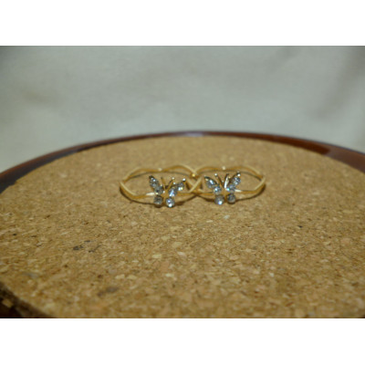 AS2117 - Cincin Rose Gold Buttefly Small