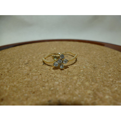 AS2128 - Cincin Rose Gold Flower 5