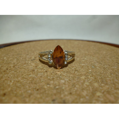 AS2130 - Cincin Rose Gold Diamond Peach
