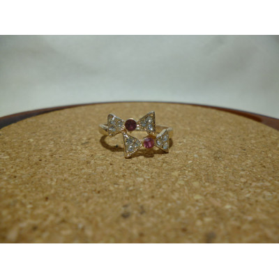 AS2131 - Cincin Rose Gold Pita Pink Double