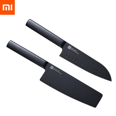 PJ2011 - PISAU DAPUR XIAOMI MIJIA HUOHUO 2 PCS STAINLESS STEEL HU0015 HITAM
