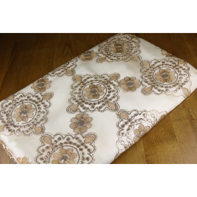 TD2039 - Taplak Meja Flower Dark