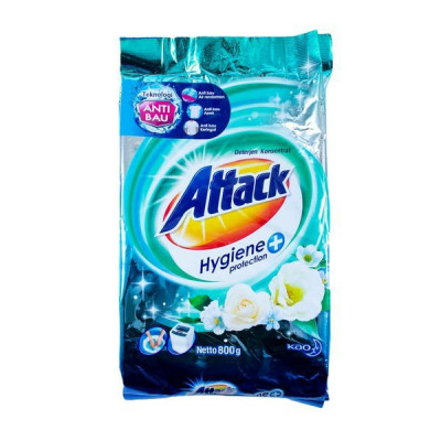 SA2009 - Attack Deterjen Bubuk Hygiene Protection Blue (800gr) 