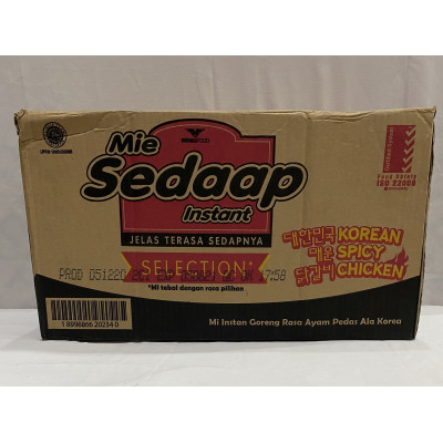 OR2011 - Mie Instan Sedap Korea Goreng (1 kotak = 40 bungkus) 