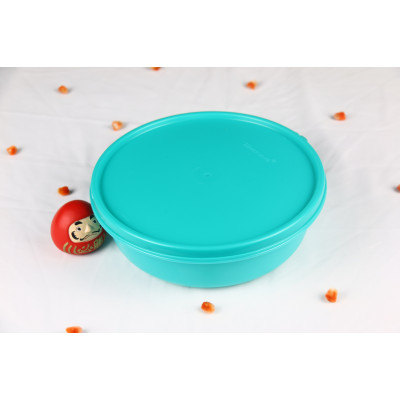 TP2061 - Tupperware Bulat Hijau Tua 1 Liter