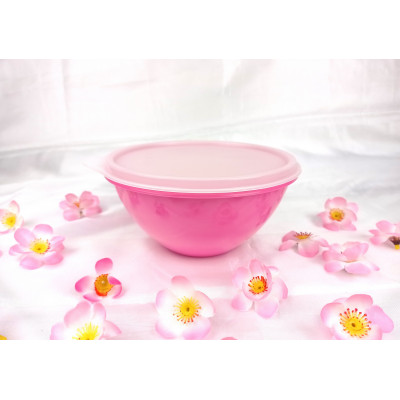 TP2095 - Tupperwere Toples Bentuk Mangkok Warna Pink 