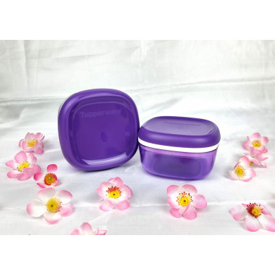 TP2101 - Tupperwere Toples Persegi Ungu Pendek